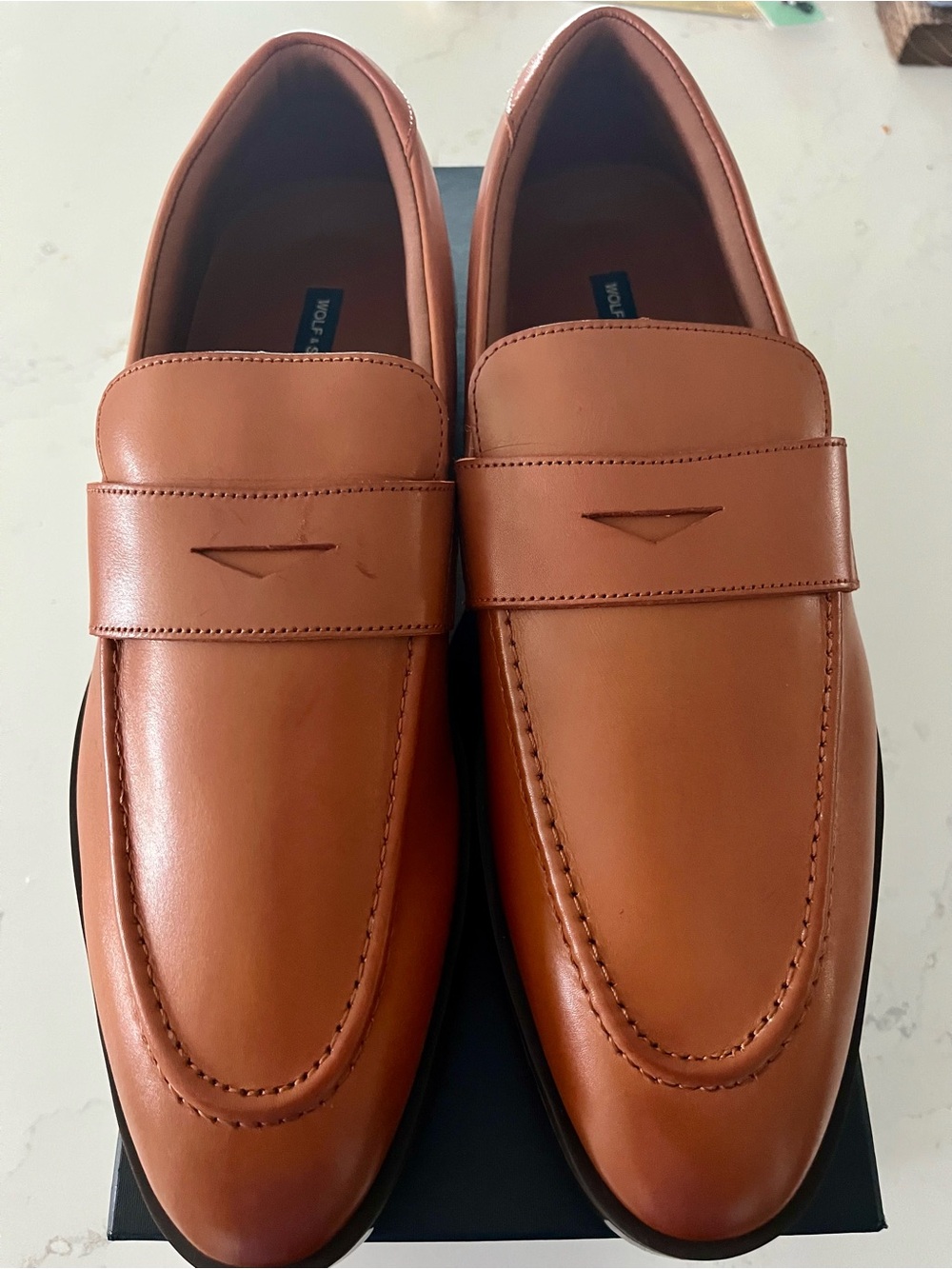 Wolf & Shepherd Closer Loafer Honey/Brown 12 New With Box